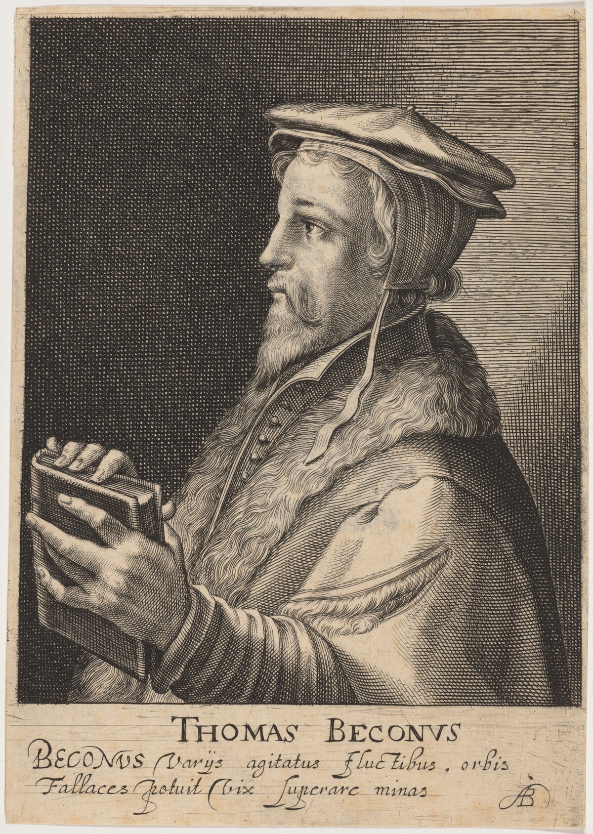 Thomas Becon, Protestant Divine by Willem de Passe and Magdalena de Passe