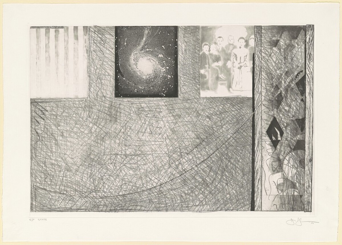 Untitled [state proof of 8th state] by Jasper Johns