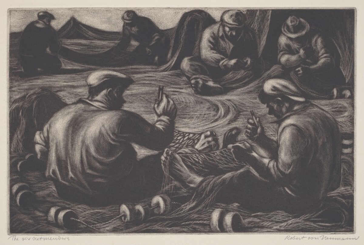 The Six Netmenders by Robert Von Neumann