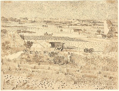 Harvest--The Plain of La Crau
