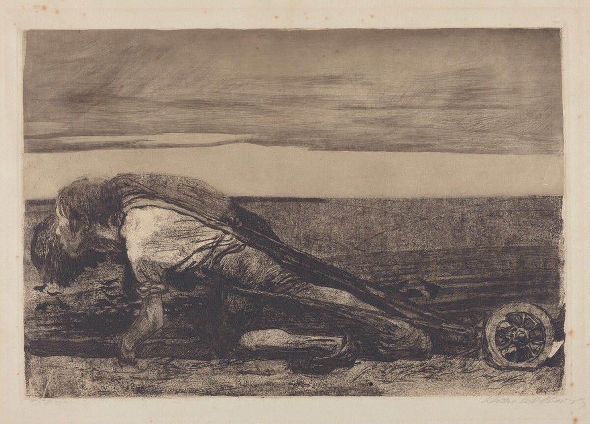 The Ploughmen by Käthe Kollwitz