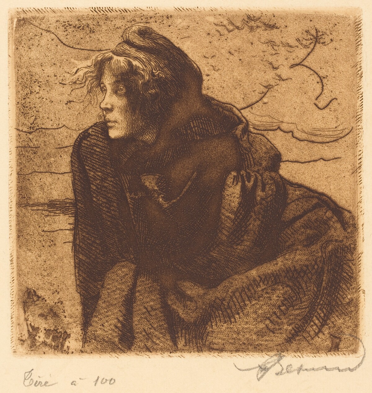 Melancholy (Mélancolie) by Albert Besnard