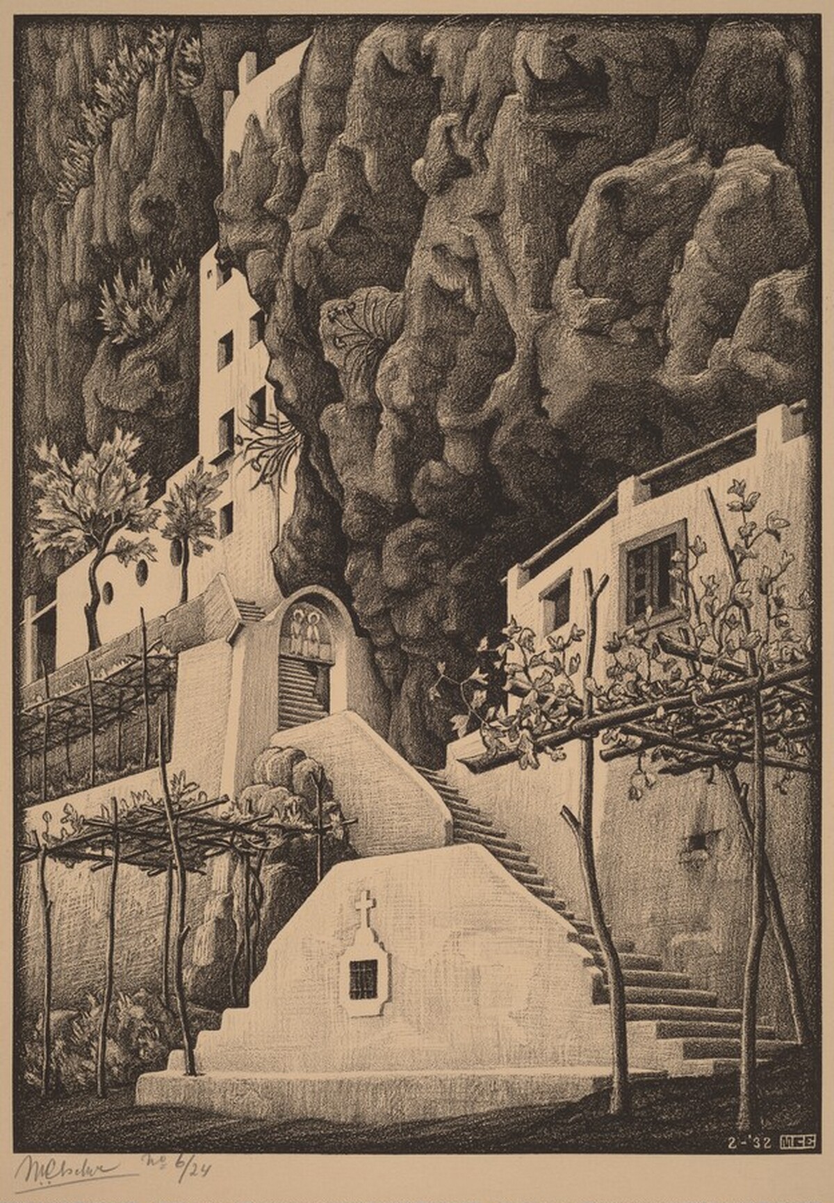 San Cosimo, Ravello by M.C. Escher