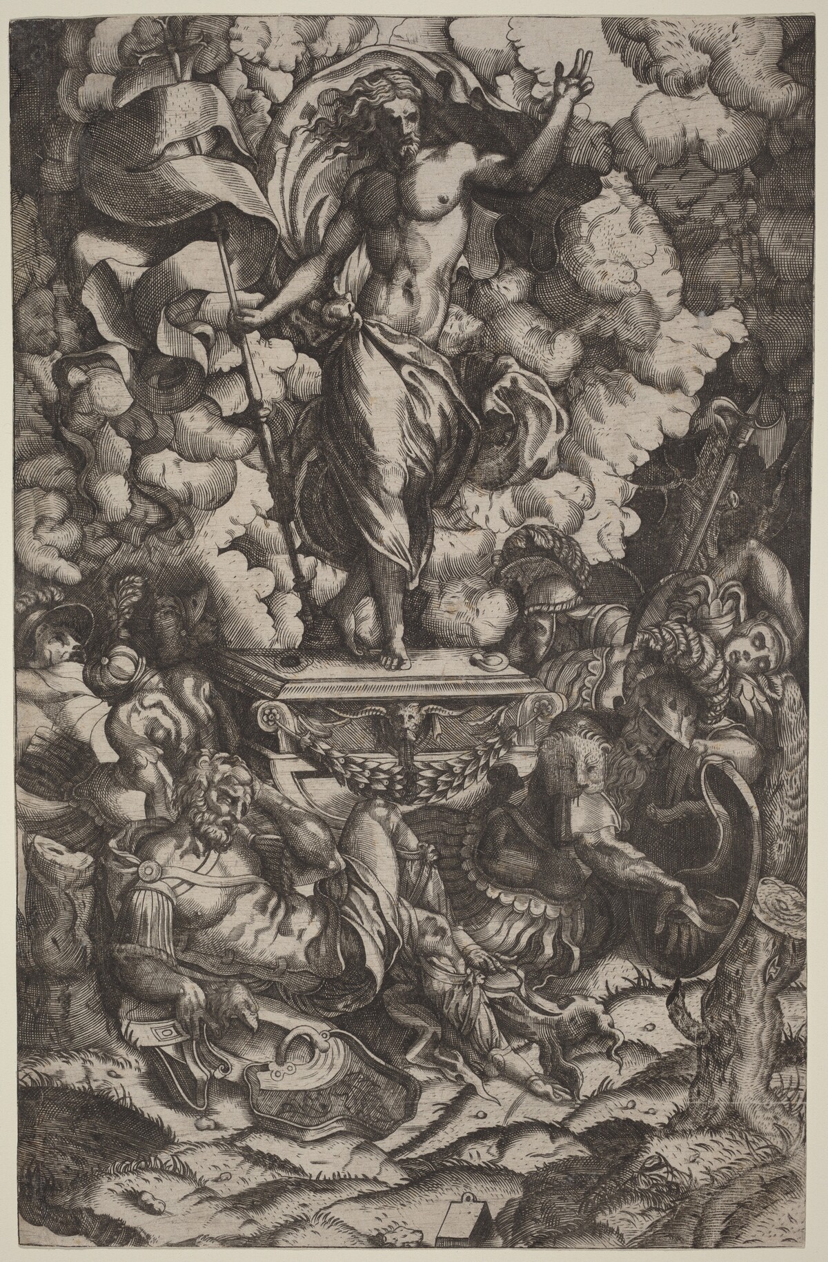 The Resurrection by Italian 16th Century after Francesco Salviati