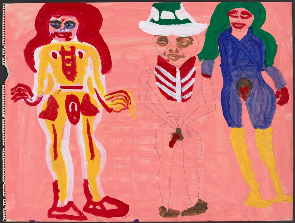 Gloria Jean with Her Old Man and Sally Brown, a Friend Lady by Georgia Speller