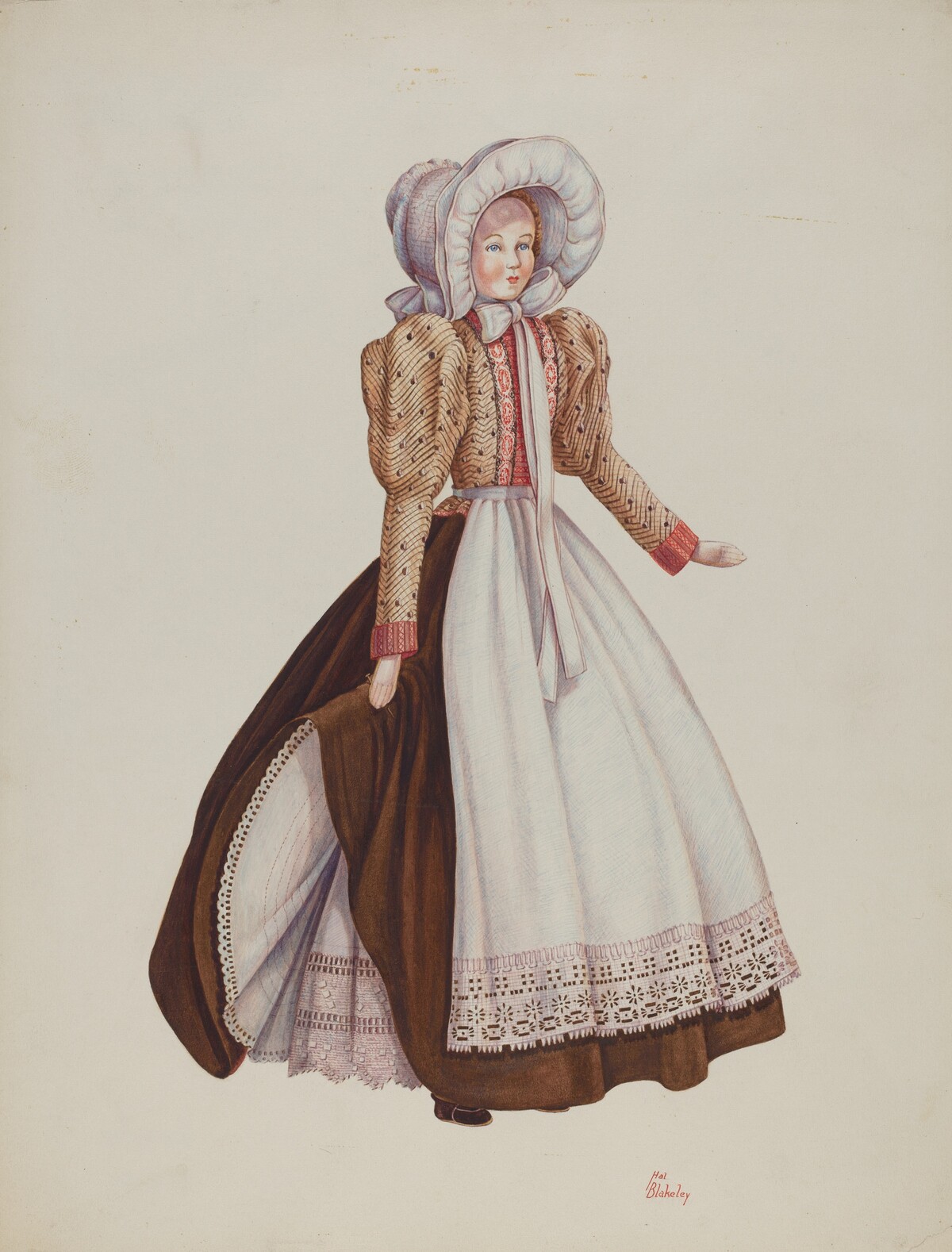 Doll - "Lilla Rosella Hatch" by Hal Blakeley