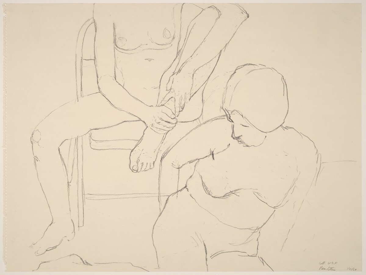 Study for "Untitled" by Philip Pearlstein