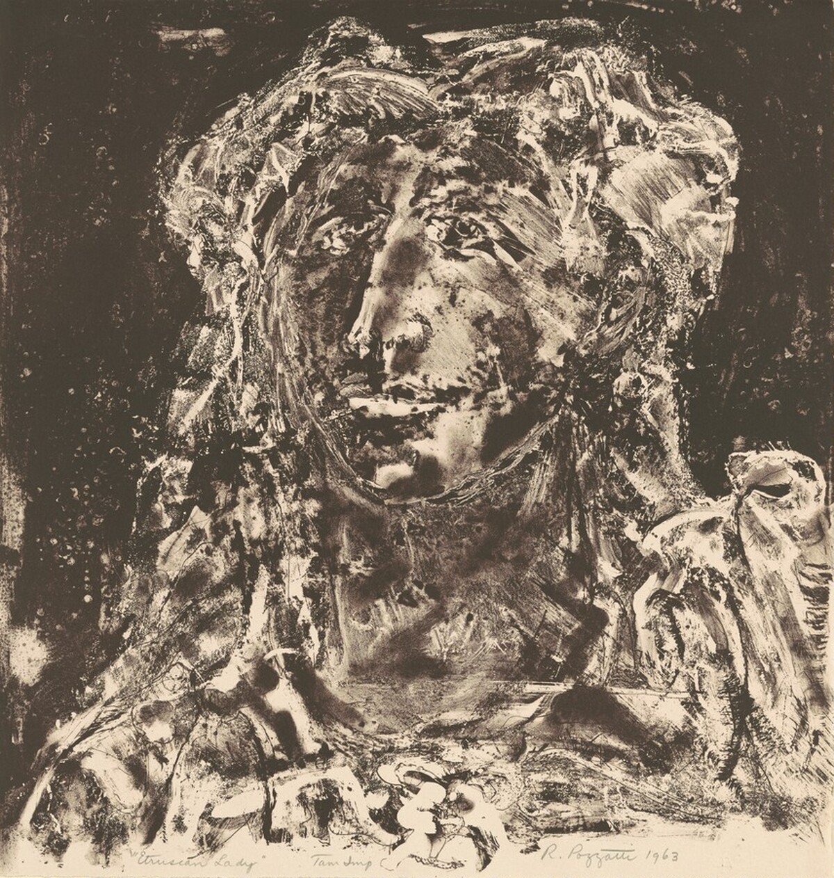 Etruscan Lady by Rudy Pozzatti