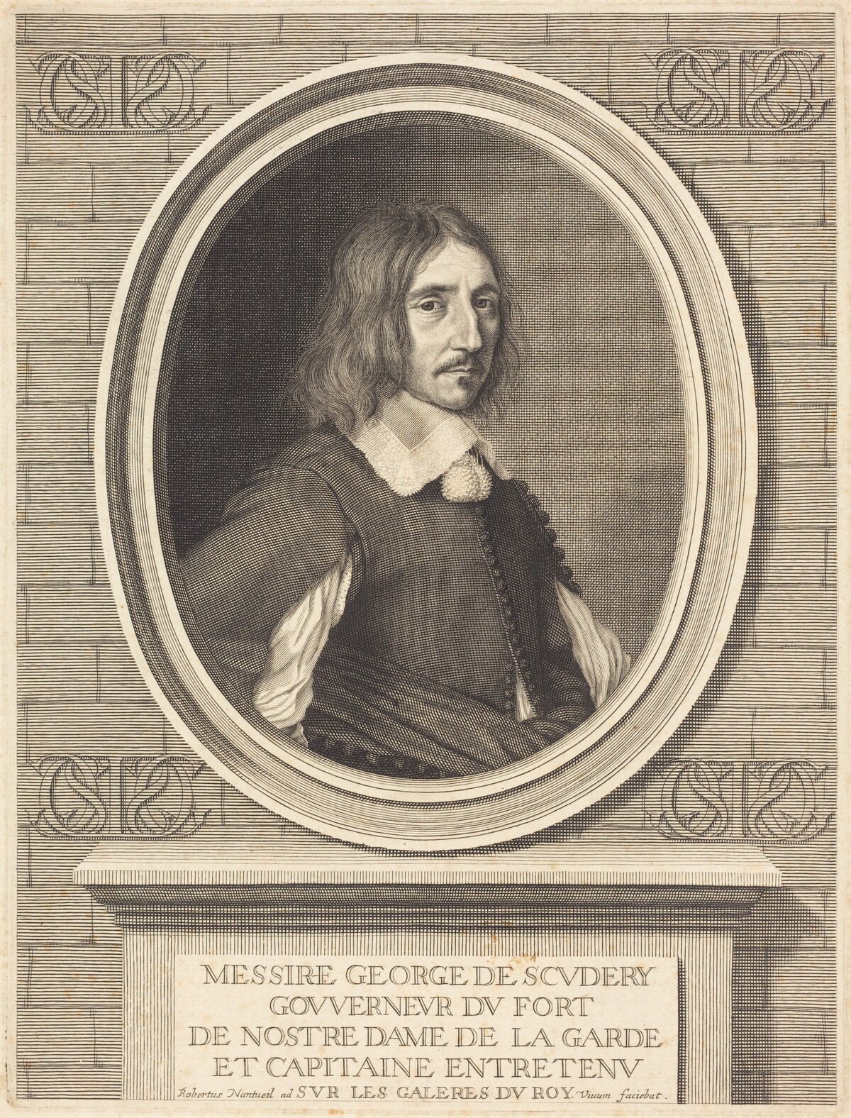 Georges de Scudery by Robert Nanteuil