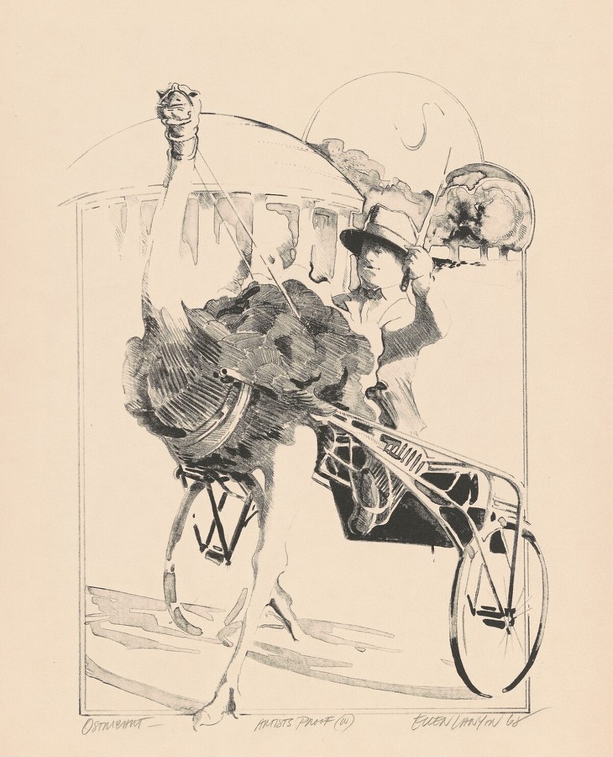 Ostricart by Ellen Lanyon