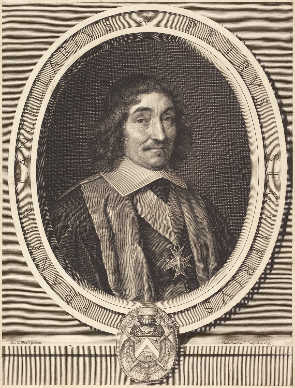 Chancellor Pierre Seguier by Robert Nanteuil after Charles Le Brun