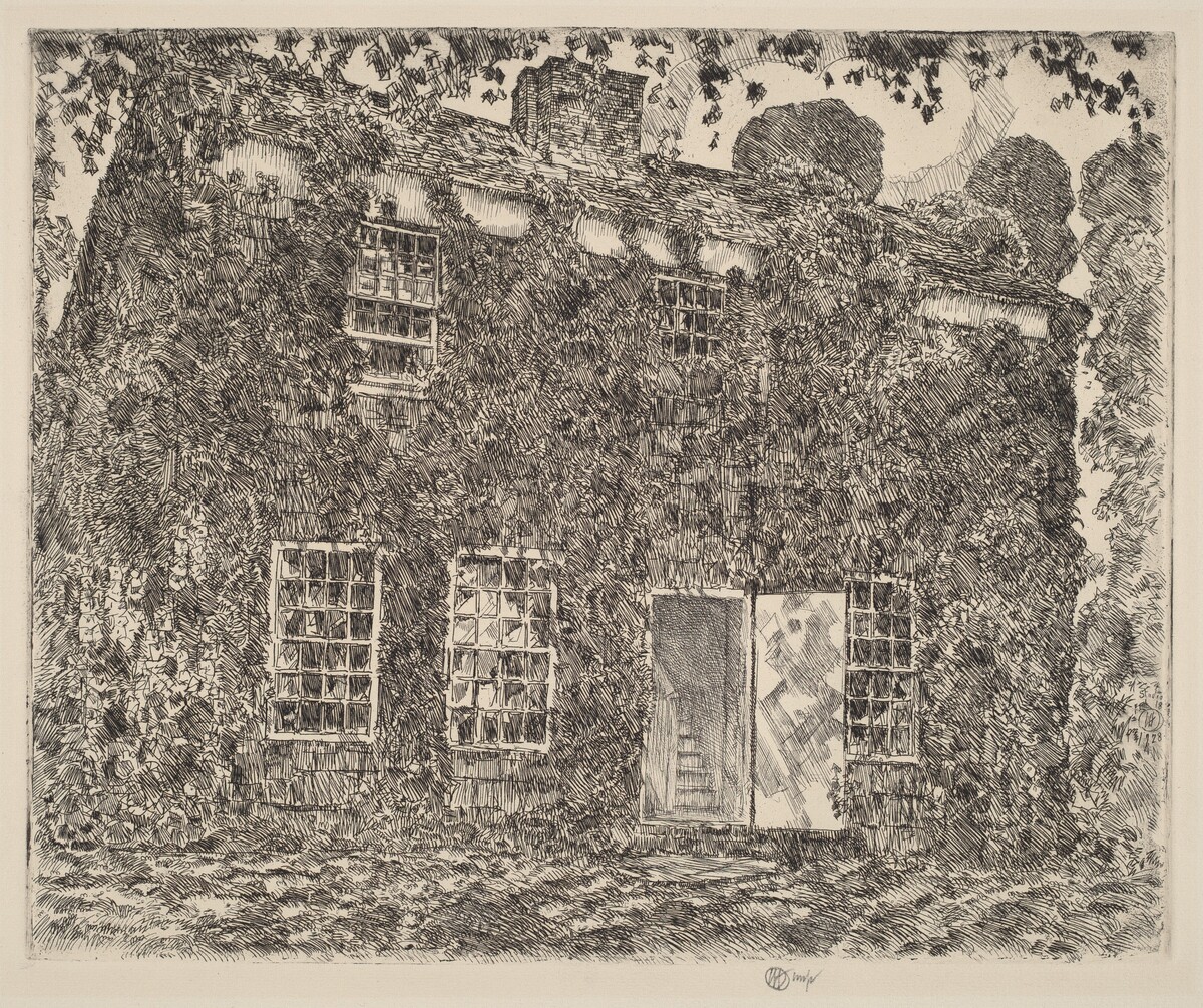 Home Sweet Home Cottage, No. 3, Easthampton by Childe Hassam