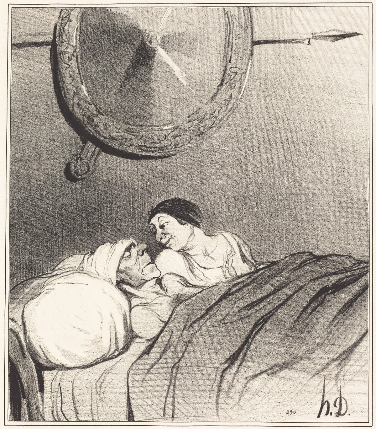 Ulysse et Pénélope by Honoré Daumier