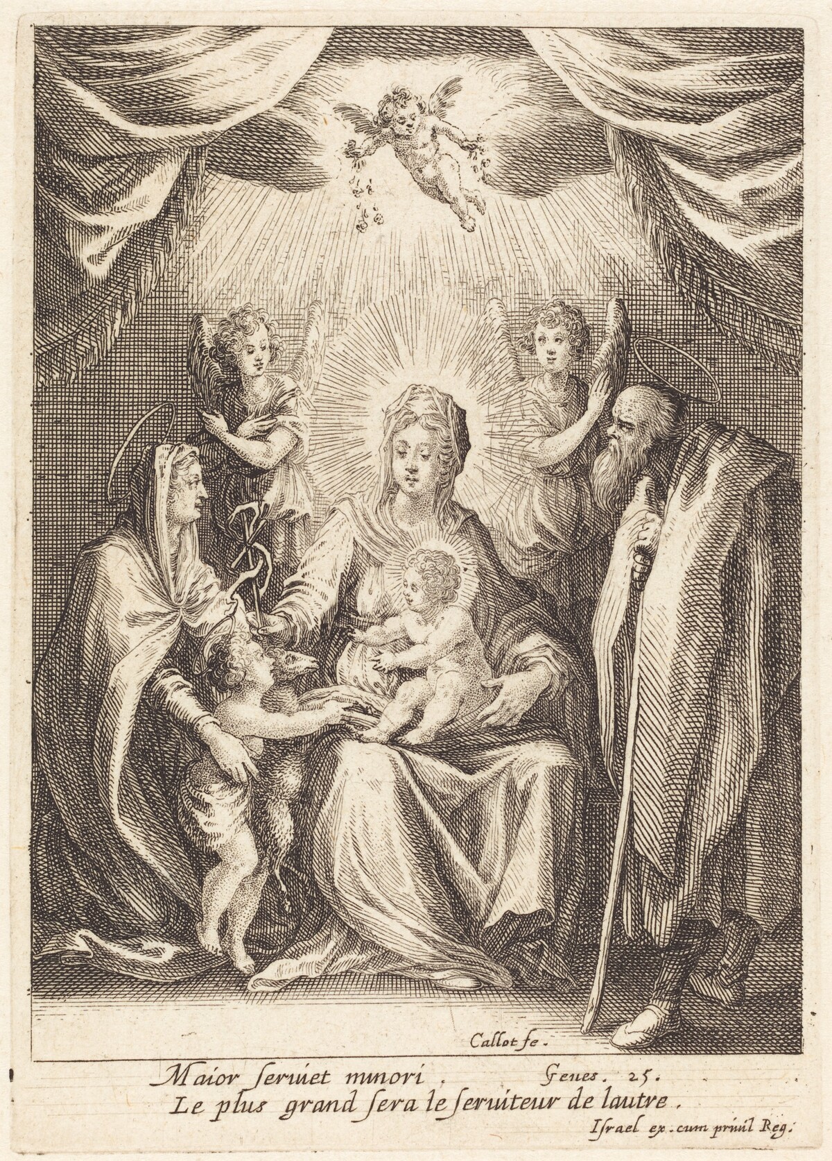 The Homages of the Infant Saint John by Jacques Callot