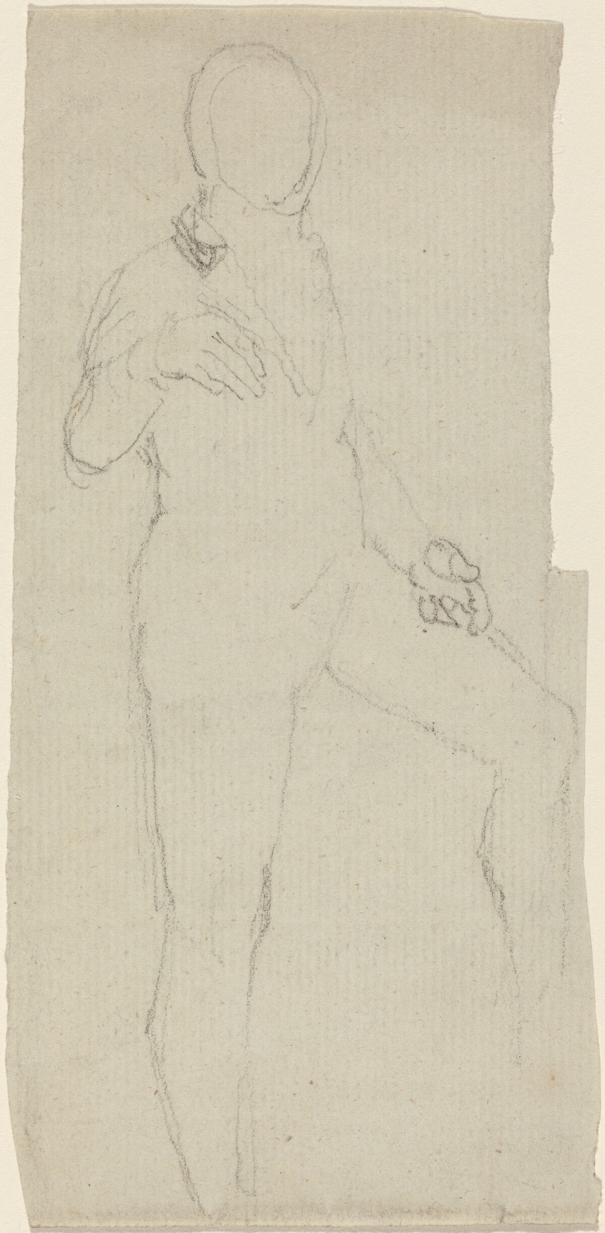 Male Figure in Contemporary Dress by John Flaxman
