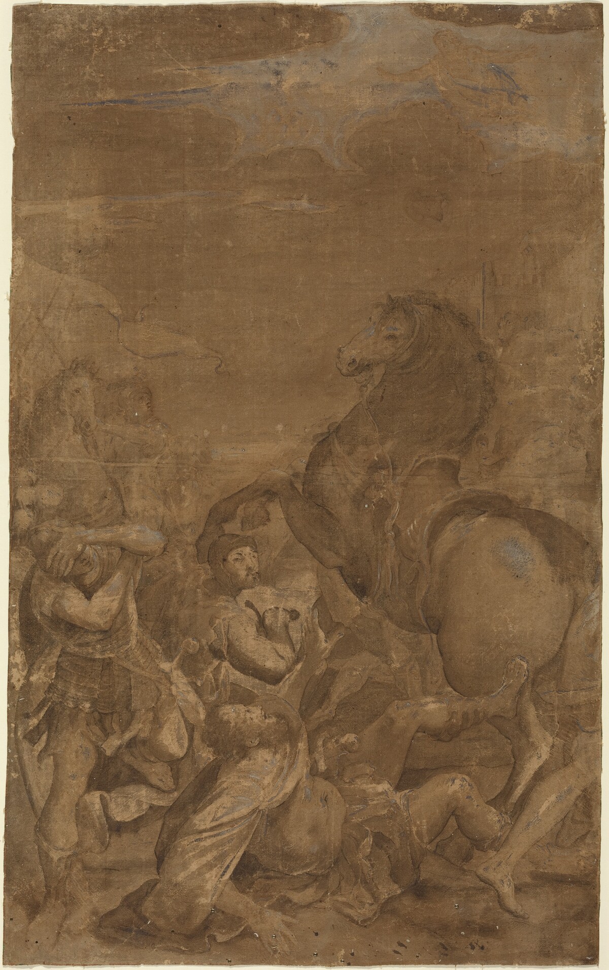 The Conversion of Saint Paul by after Lodovico Carracci