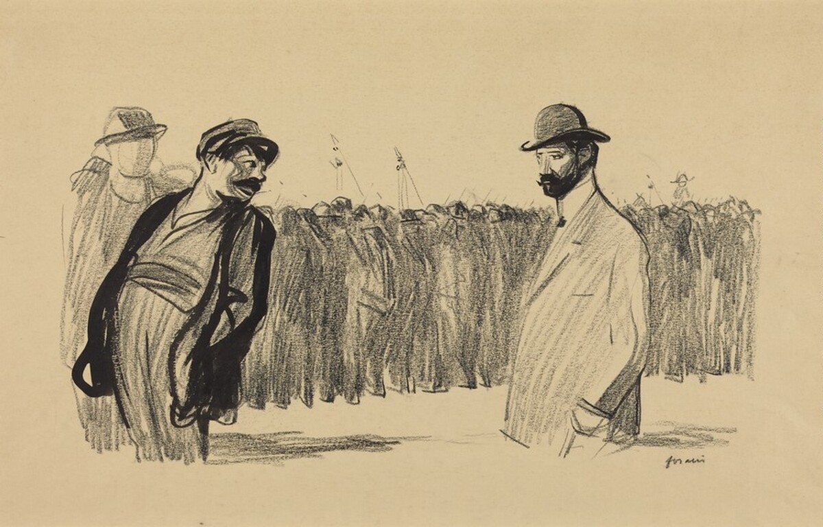 L'enterrement de Berteaux (The Funeral of Berteaux) by Jean-Louis Forain