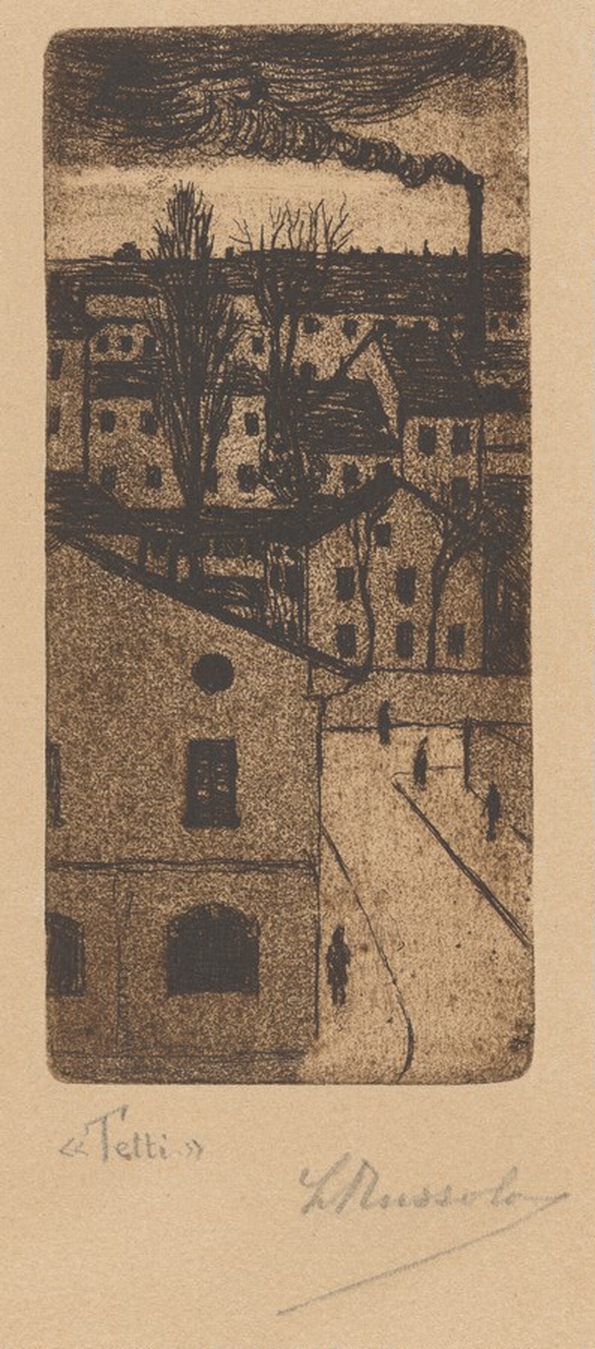 Tetti (Roofs) by Luigi Russolo