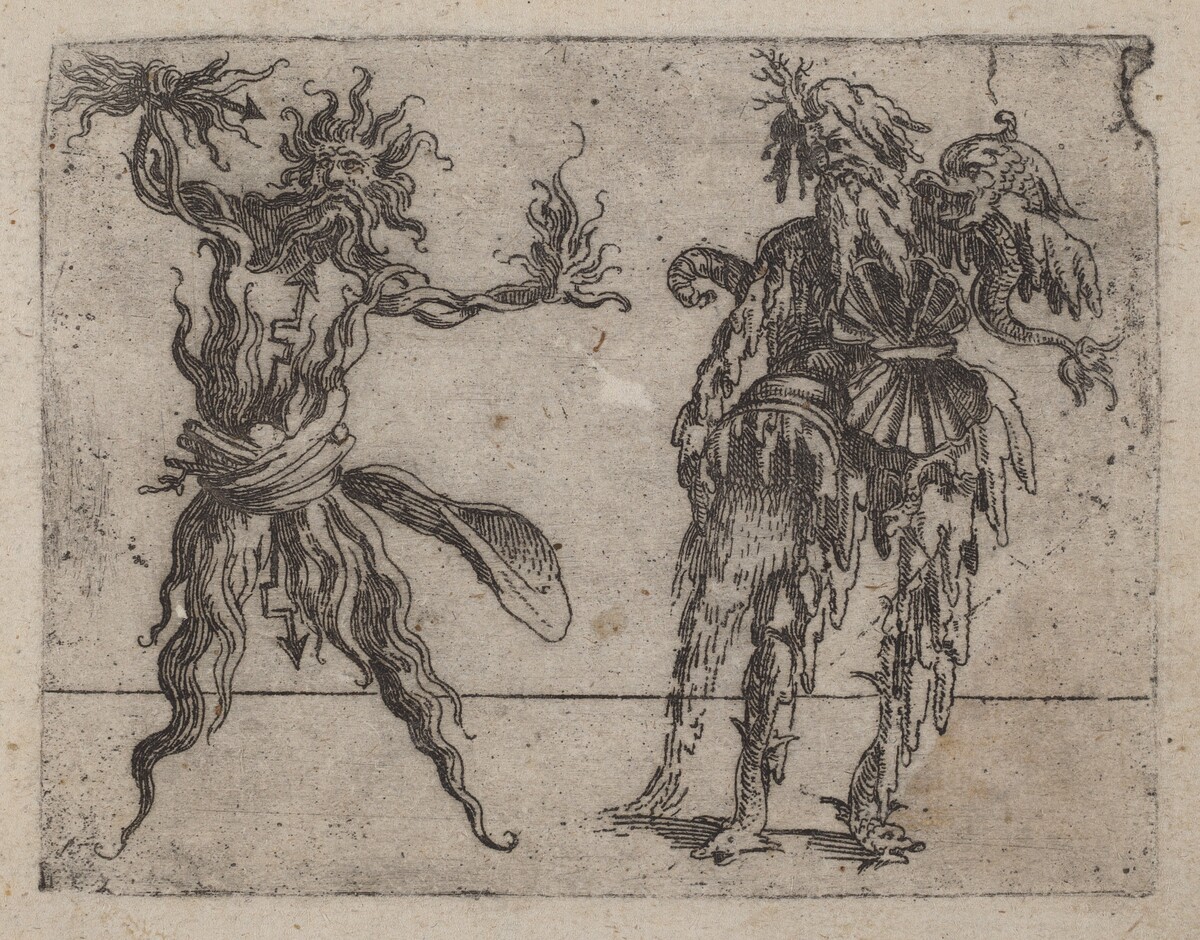 From "Bizzarie di varie Figure" by Giovanni Battista Bracelli