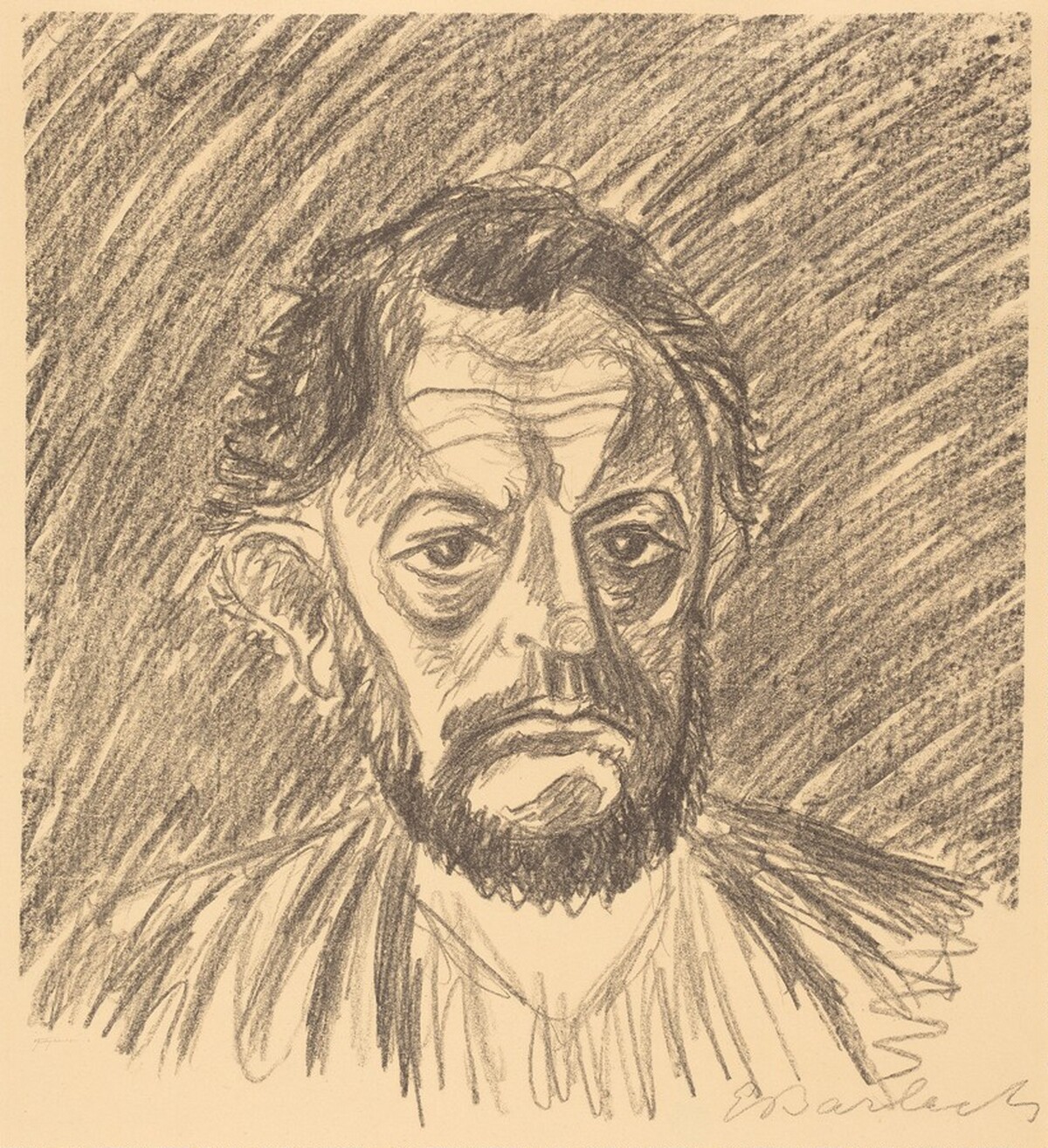 Self-Portrait by Ernst Barlach
