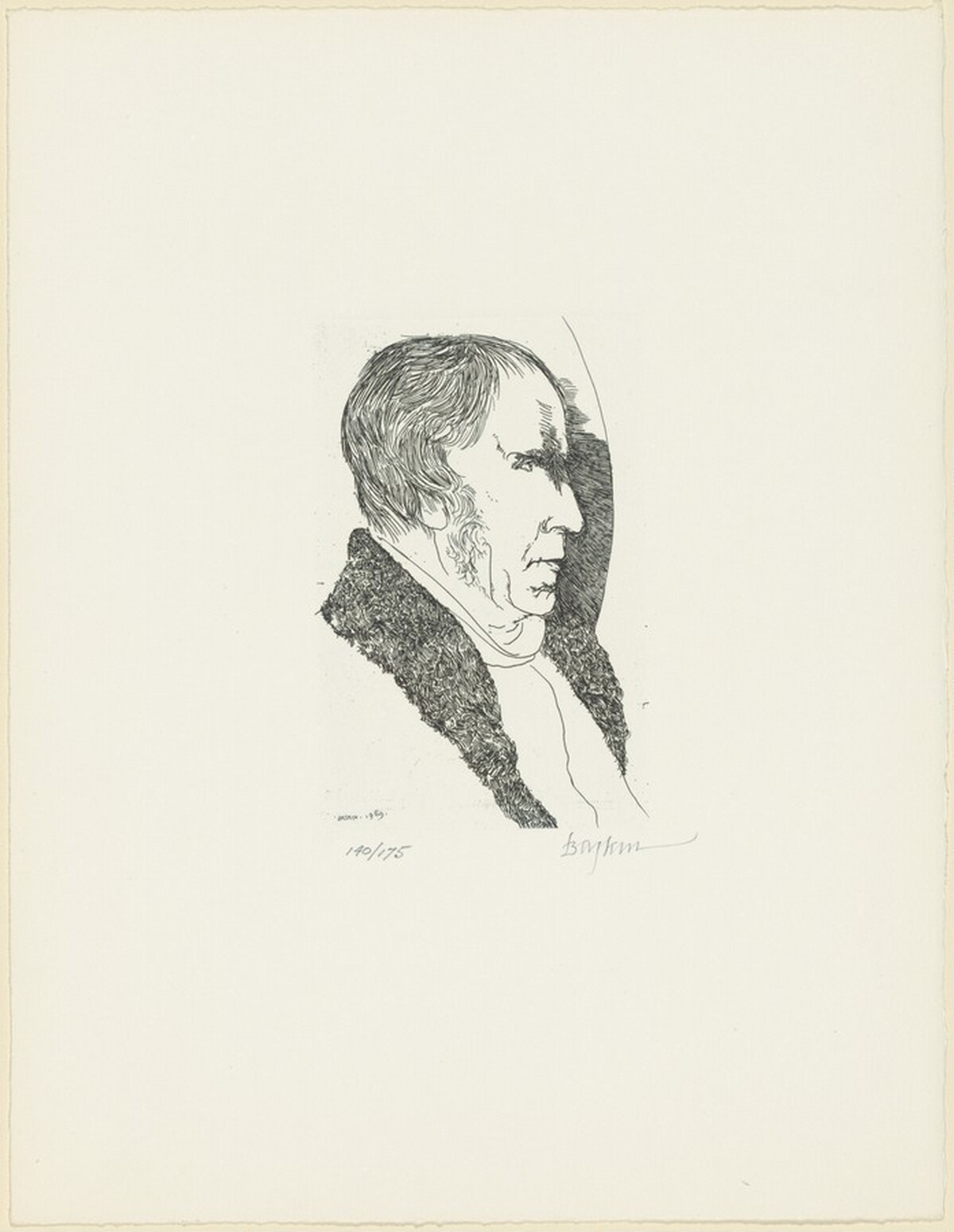 Caspar David Friedrich by Leonard Baskin