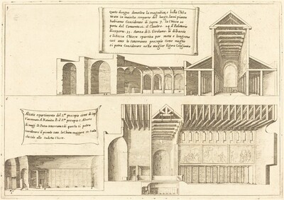 Elevation of Churches including the Holy Manger