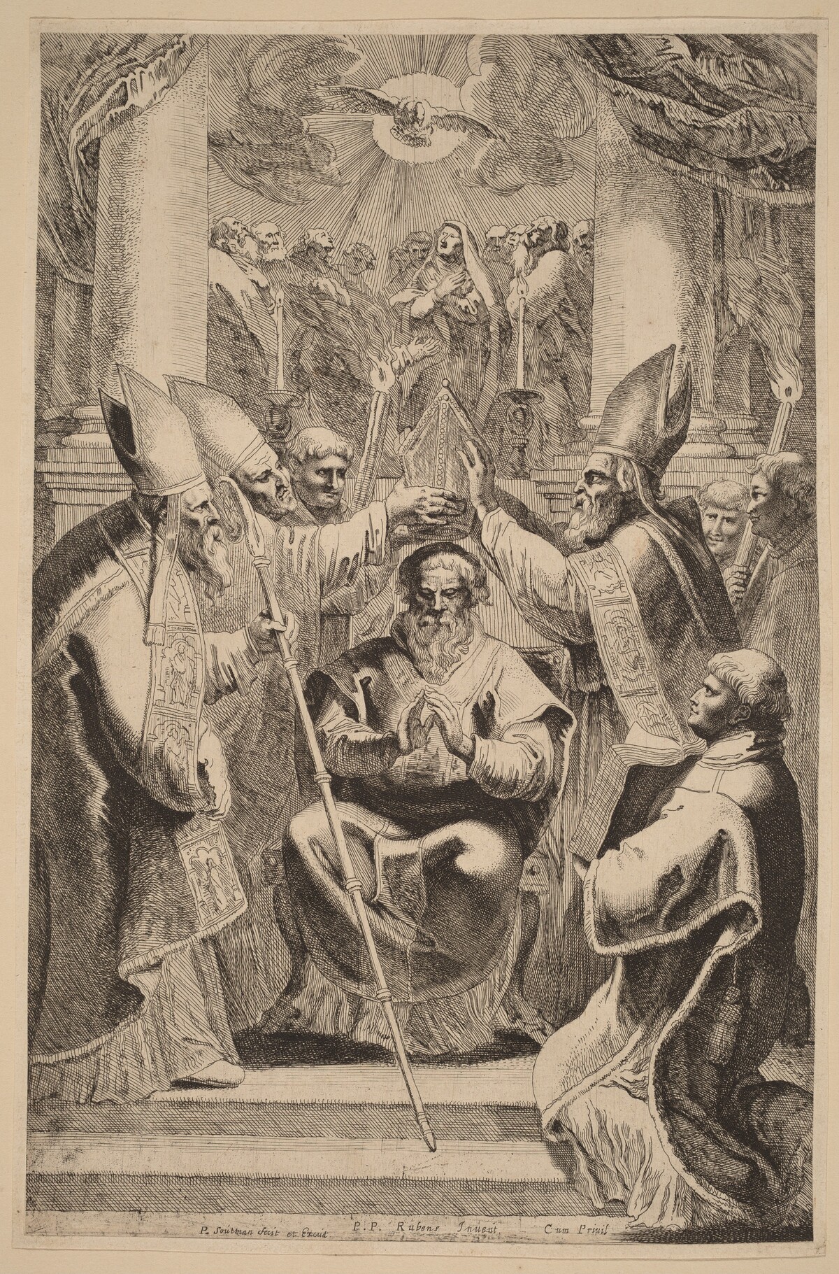 The Consecration of a Bishop by Pieter Claesz Soutman, after Sir Peter Paul Rubens