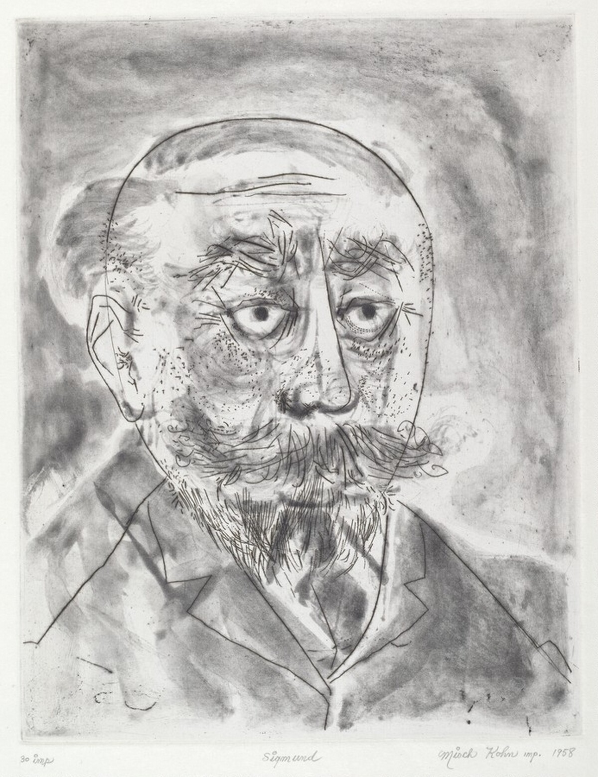Sigmund Freud by Misch Kohn