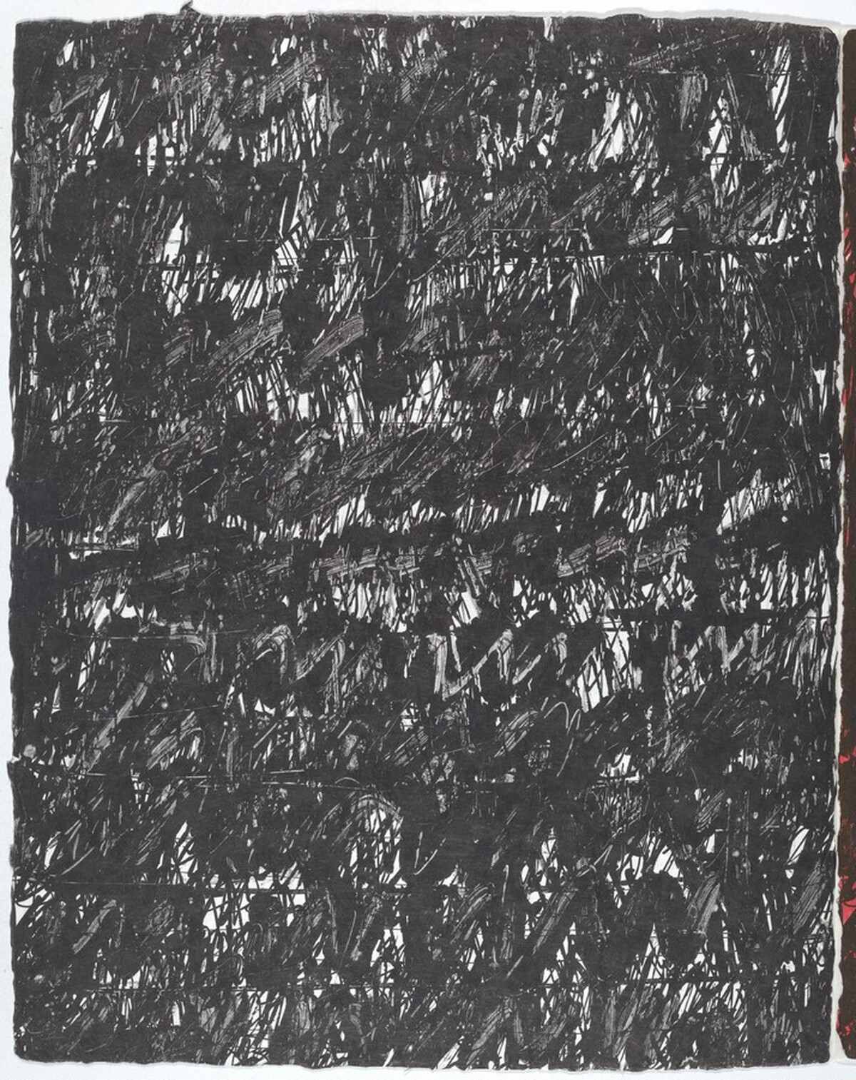 Tablet Litho 13 [left sheet] by Eleanore Mikus