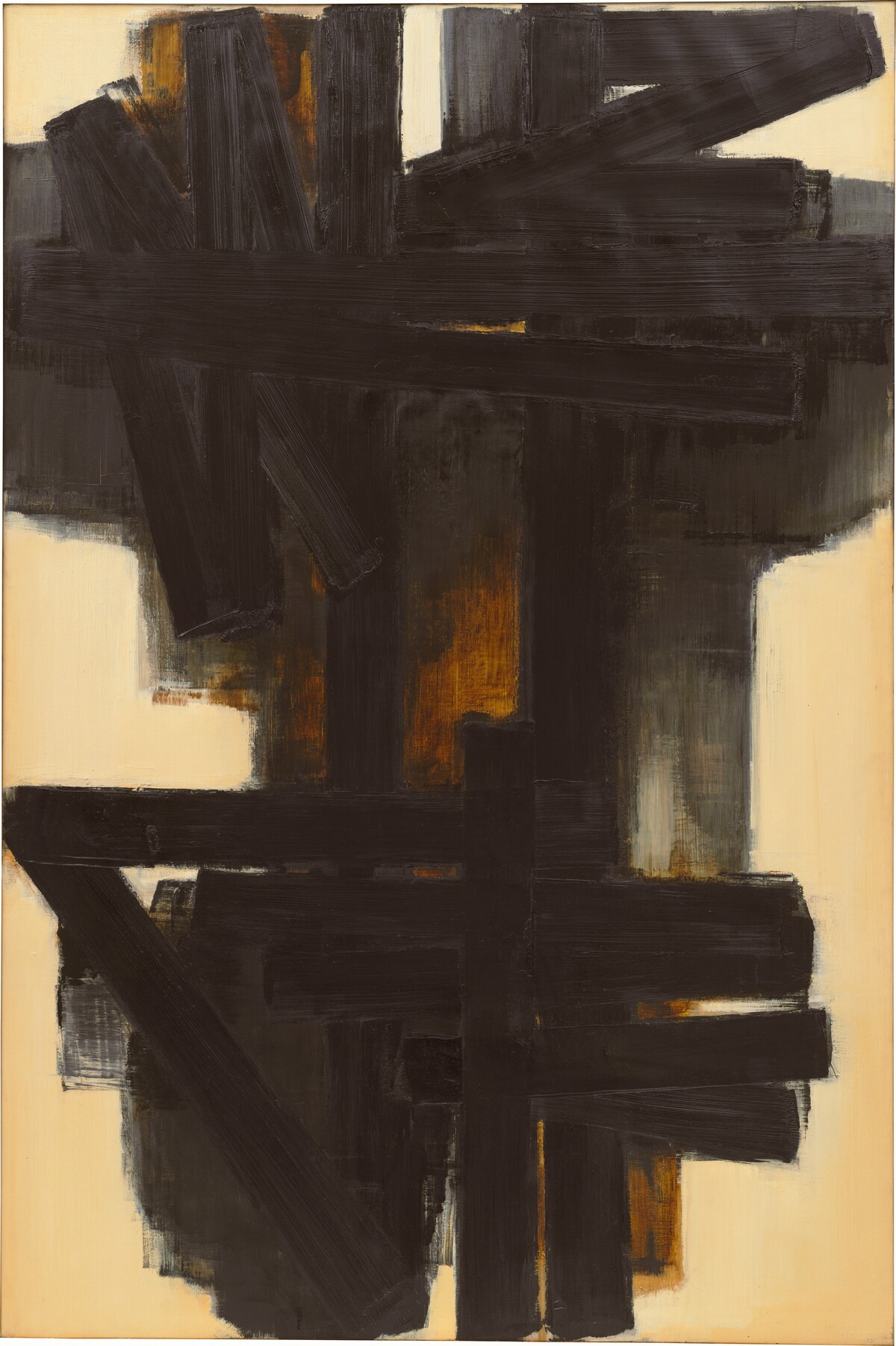 Peinture 195 x 130 cm, 1955 by Pierre Soulages