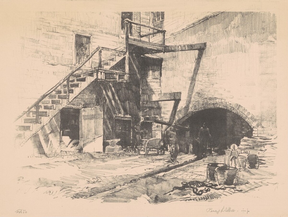 Tunnel Under the Stairs by Percy F. Albee