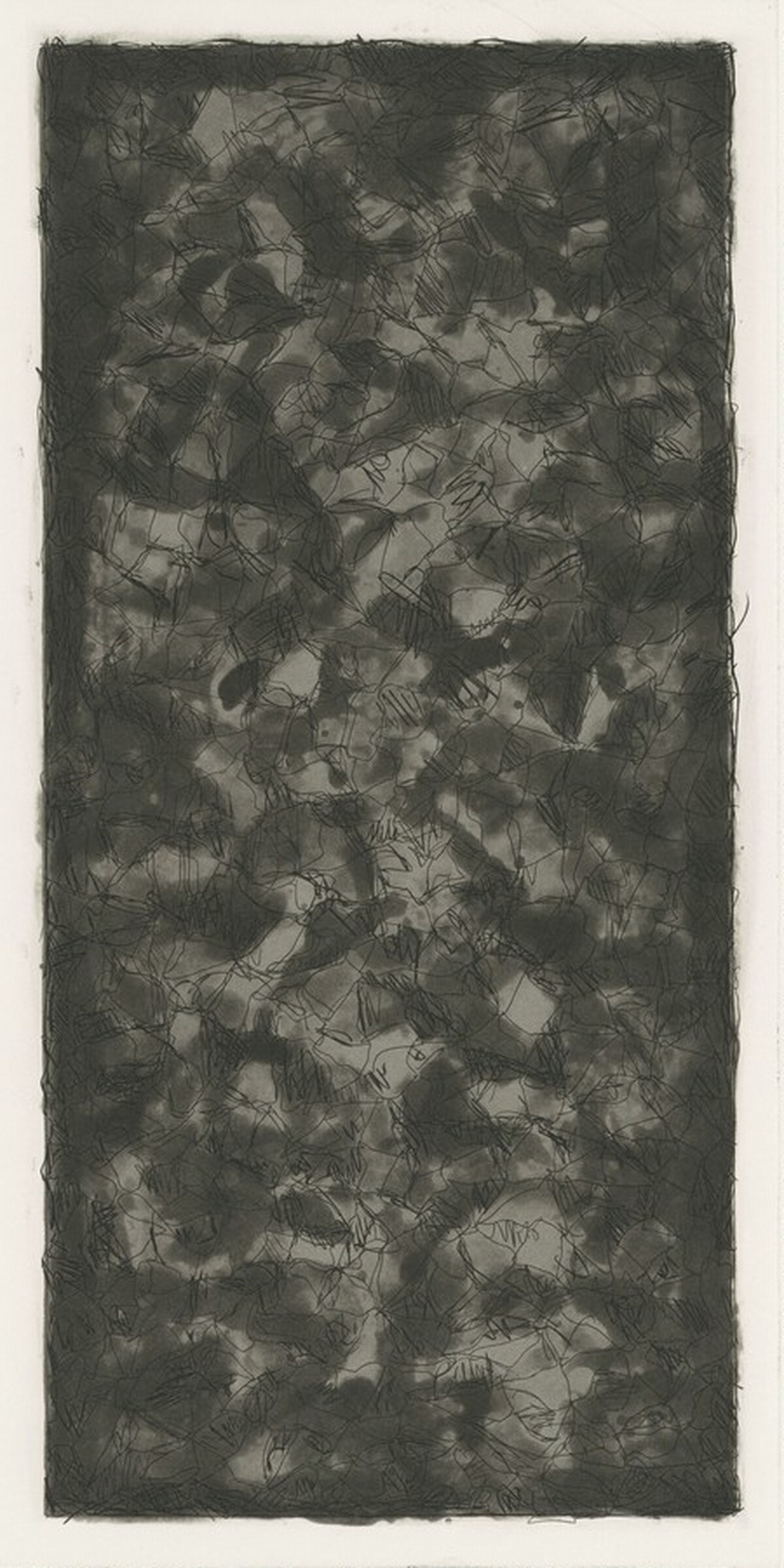 Black & Gray, 30 x 20/2 by Sol LeWitt