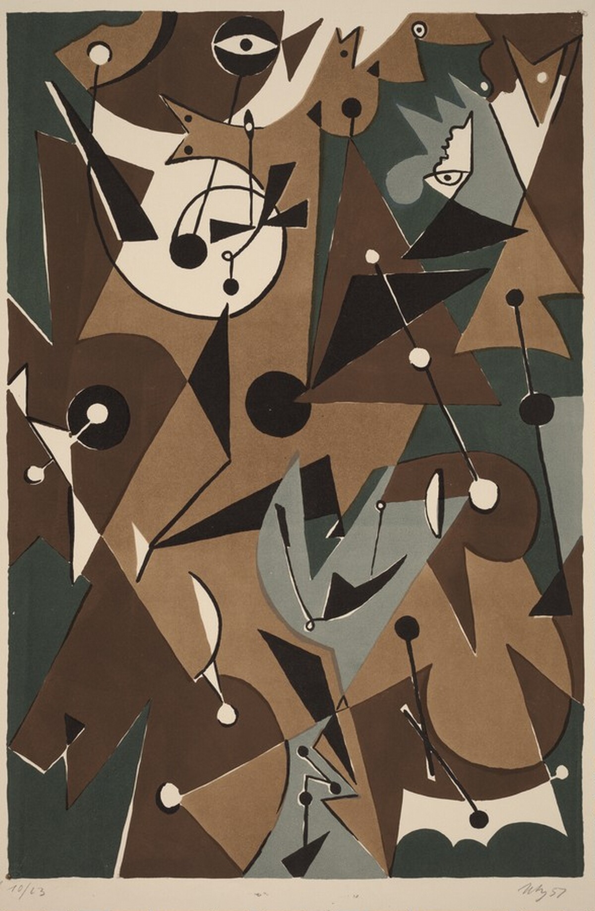 Albaran by Ernst Wilhelm Nay