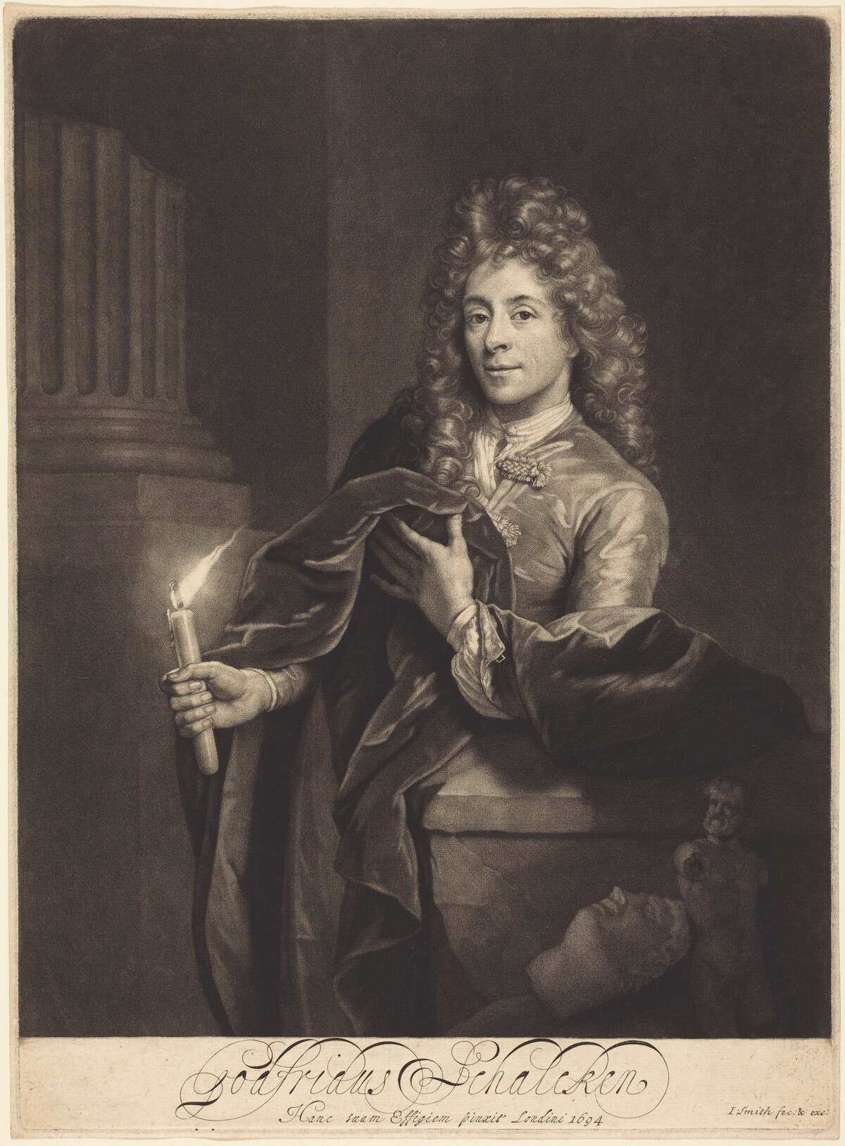 Godfried Schalcken by John Smith after Godefridus Schalcken