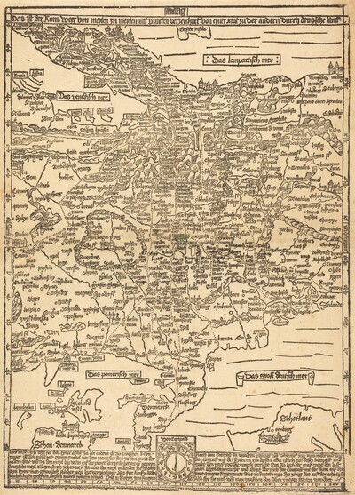 Road Map of Central Europe