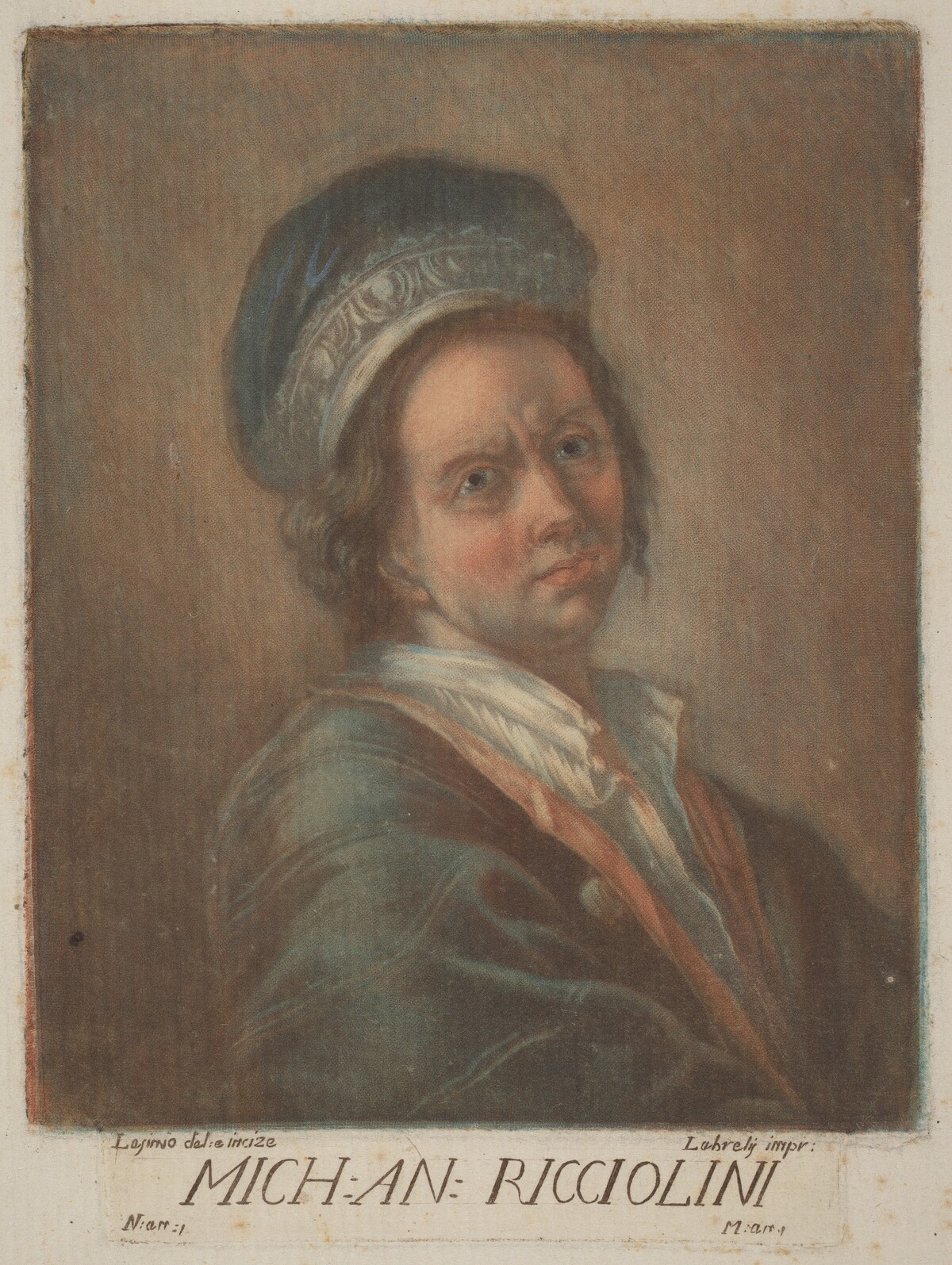 Michelangelo Ricciolini by Carlo Lasinio, after Michelangelo Ricciolini