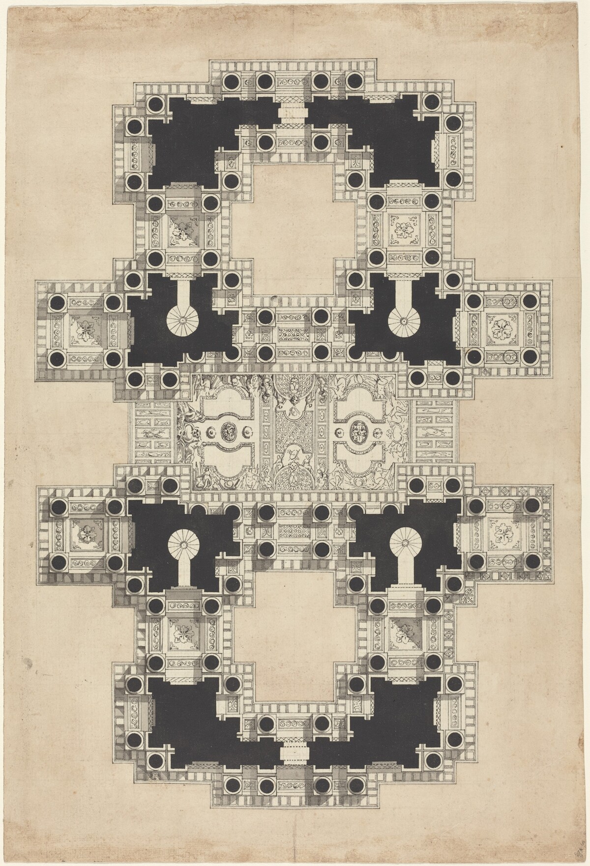 Plan for a Decorated Ceiling by Pierre Varin