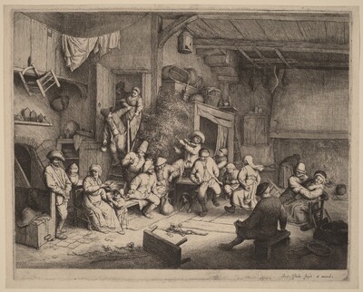 Peasants Feasting at an Inn