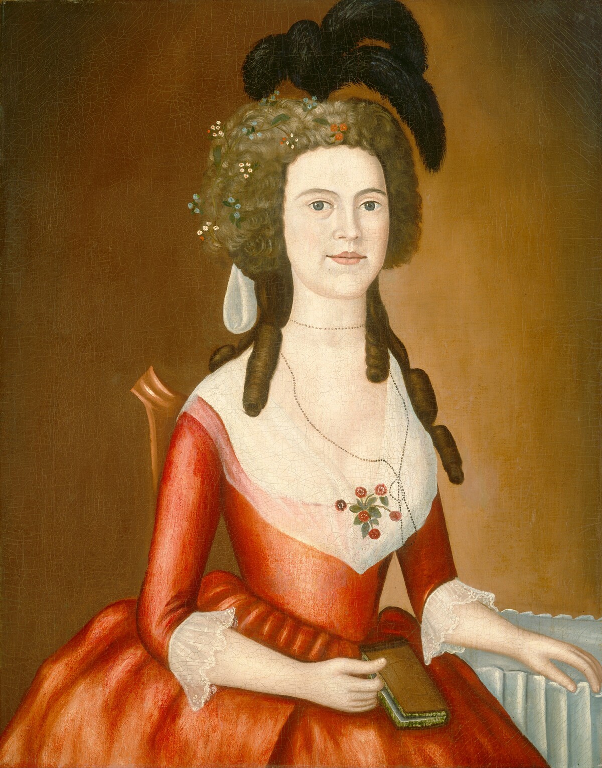 Elizabeth Denison by The Denison Limner (Probably Joseph Steward)
