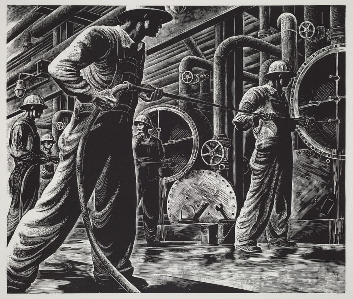 Untitled (Refinery Interior II) by Lynd Kendall Ward