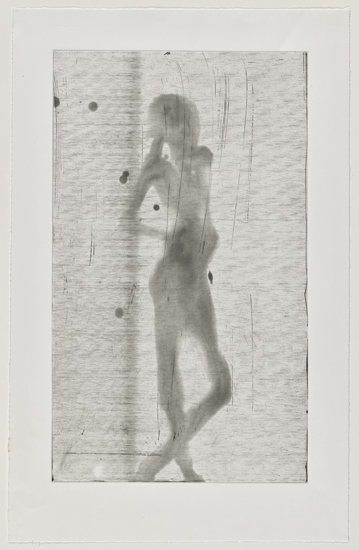 Copper Plate Nude 6 [working proof 1] by Nathan Oliveira
