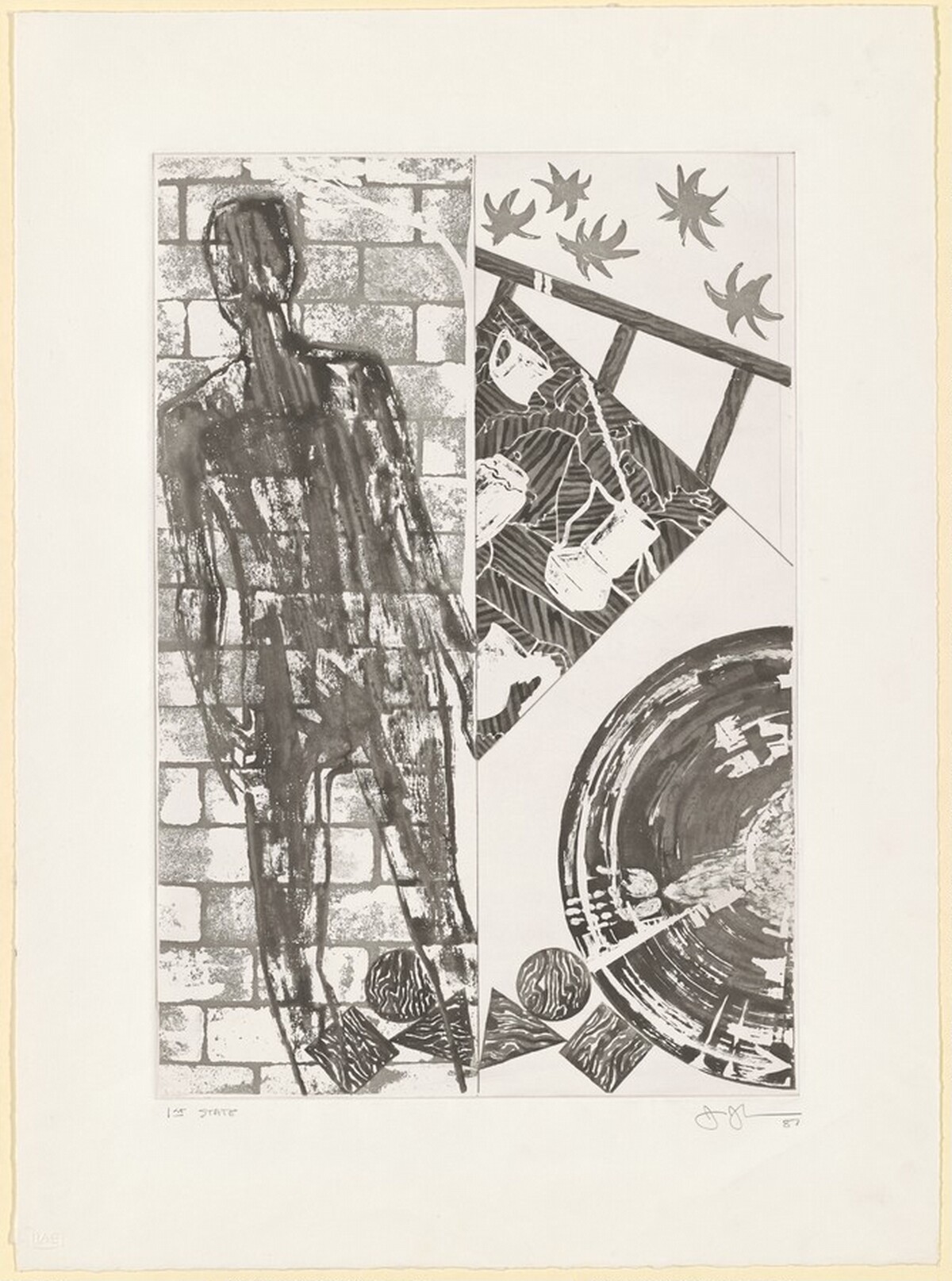 The Seasons (Summer) [state proof of 1st state] by Jasper Johns