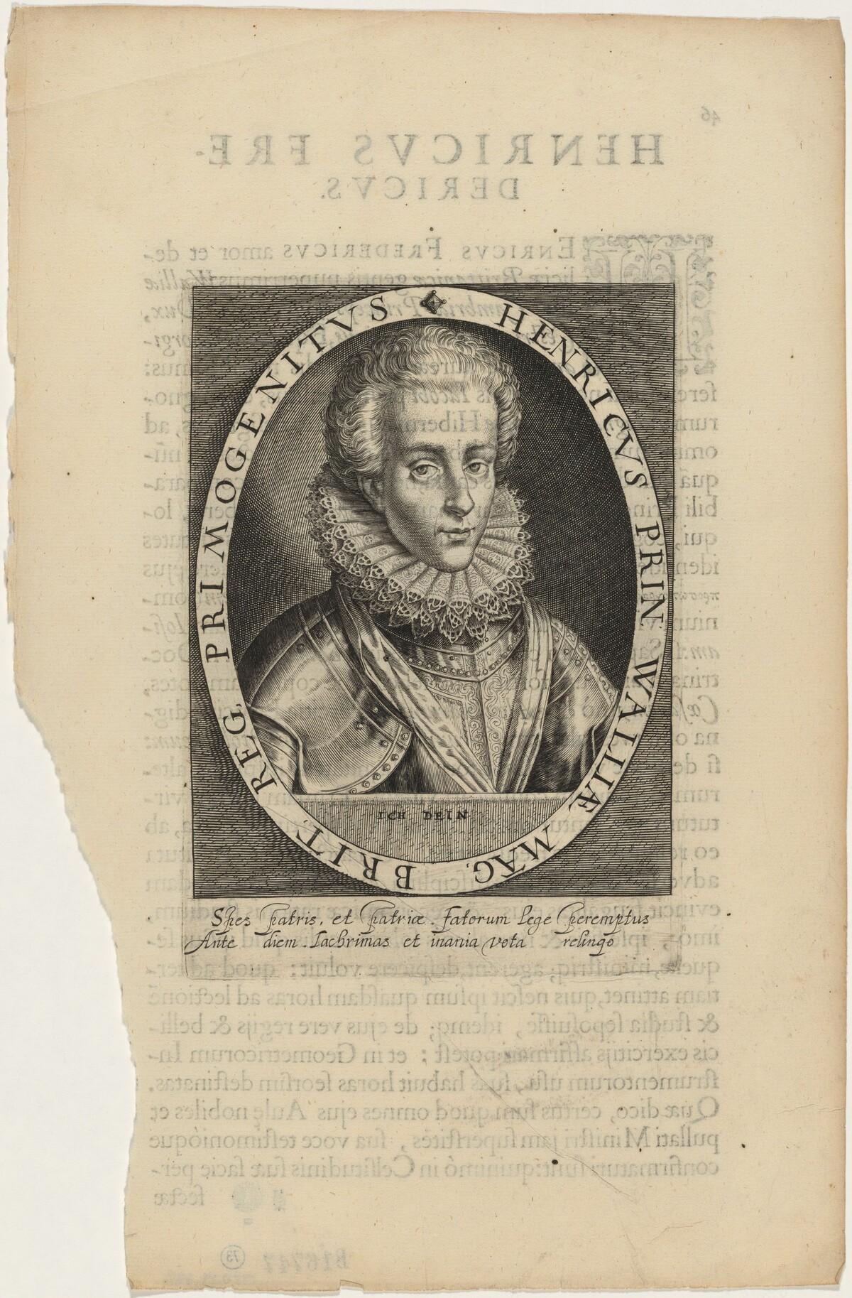 Henry Frederick, Prince of Wales by Willem de Passe and Magdalena de Passe