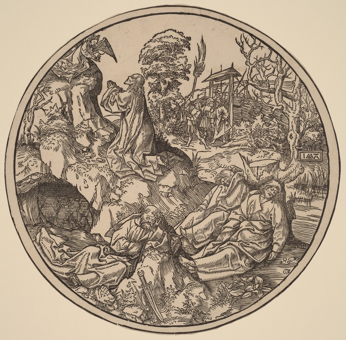 The Agony in the Garden by Jacob Cornelisz van Oostsanen