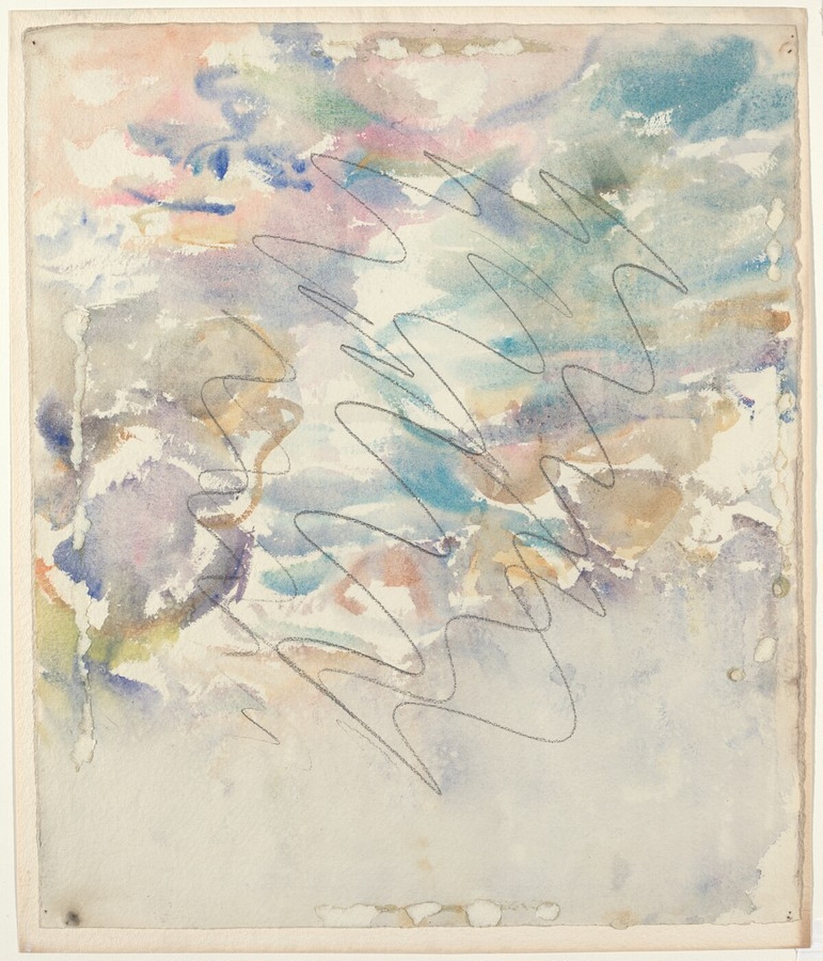 Untitled [verso] by John Marin