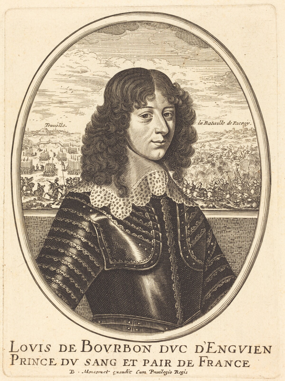 Louis II de Bourbon-Condé by Balthasar Moncornet