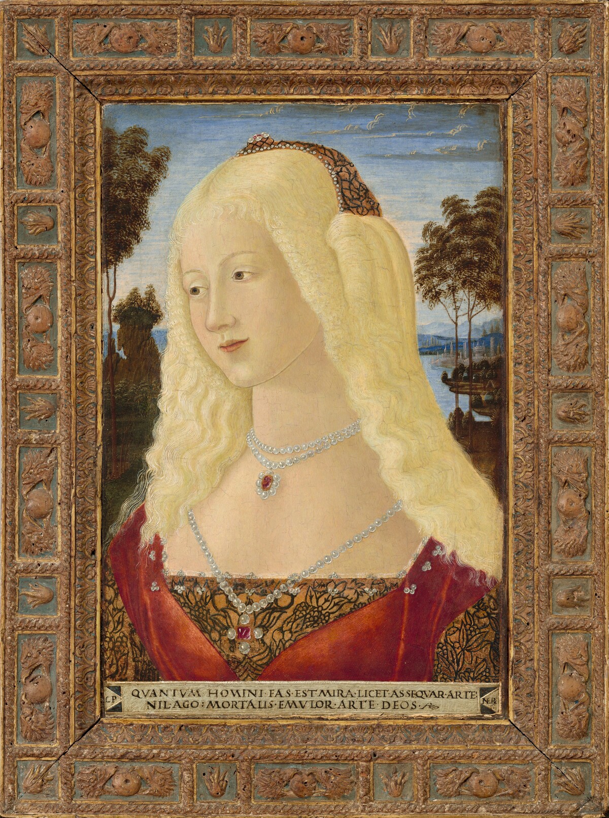 Portrait of a Lady by Neroccio de' Landi