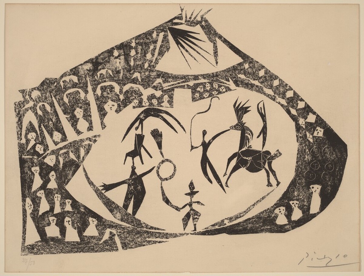 Circus (Le cirque) by Pablo Picasso
