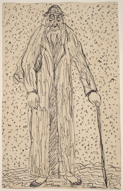 Old Man with a Cane