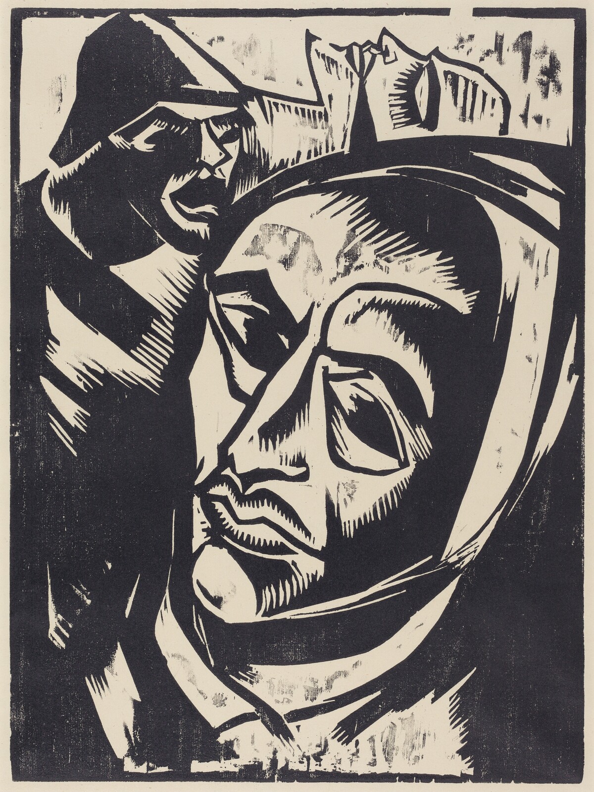 Wounded Soldier by Max Pechstein